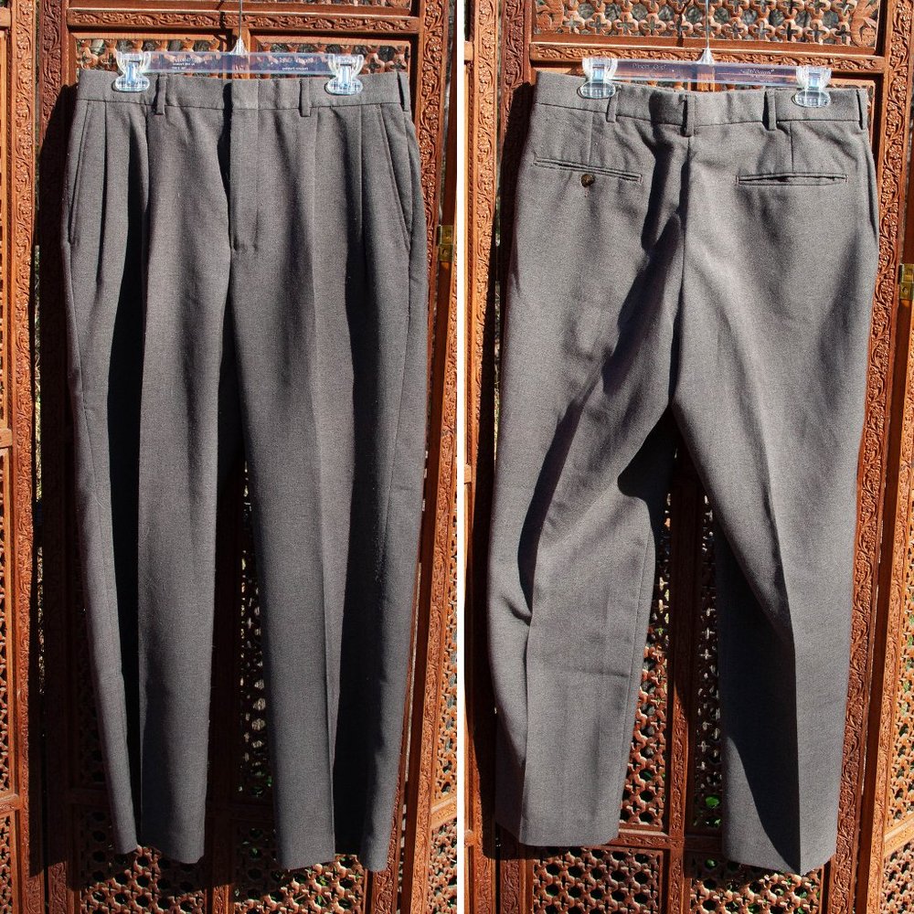 Wide Leg Pleated Trousers - Vintage 90s